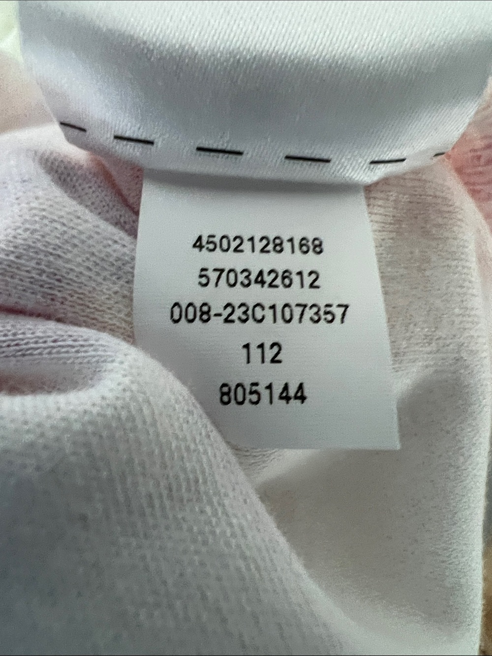 Chico's | White Boxy Tie-Front Cotton Top Pink Green Orange Brushstrokes Sz 3 - Picture 11 of 17